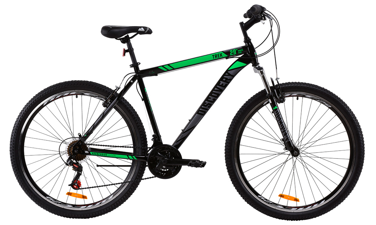 Фотография Велосипед Discovery 29" TREK (2020) 2020 Черно-зеленый
